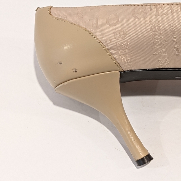 𝅺etienne Aigner cream pointy toe heels sz 7.5 - Picture 13 of 16